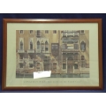 Framed "Balconies on The Grand Canal" By Jonathan Pike